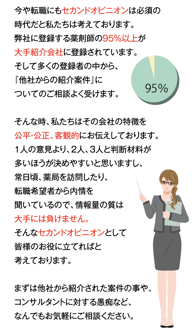 今や転職にもセカンドオピニオンは必須の時代